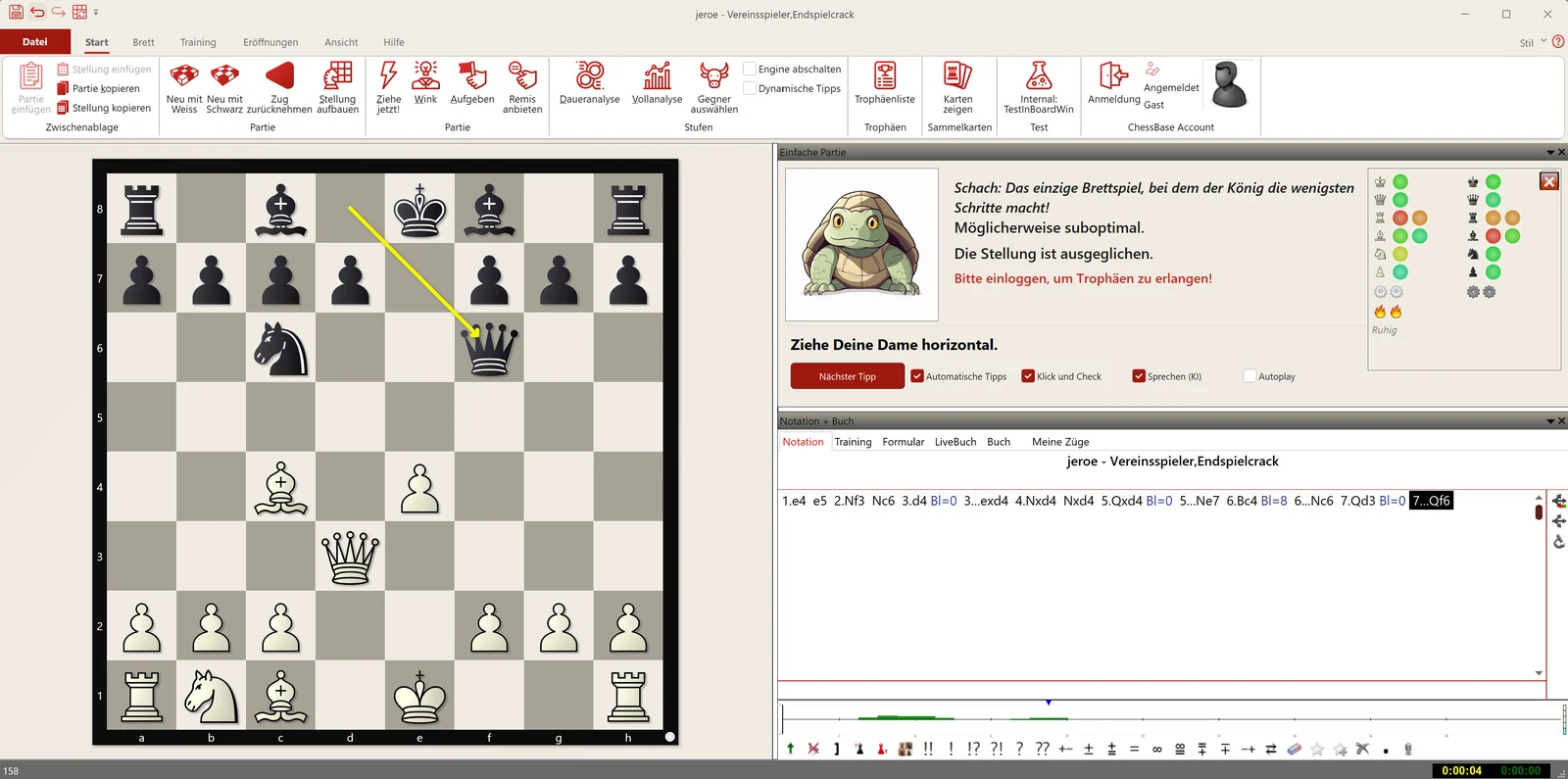 Fritz 21 — ChessBase-Stil